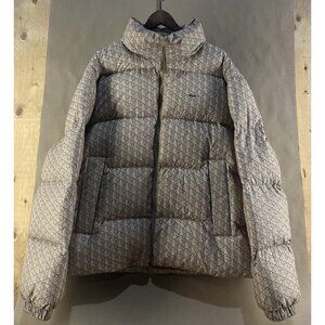Lacoste Men’s Monogram Short Puffed Jacket Beige (Size L / FR54)